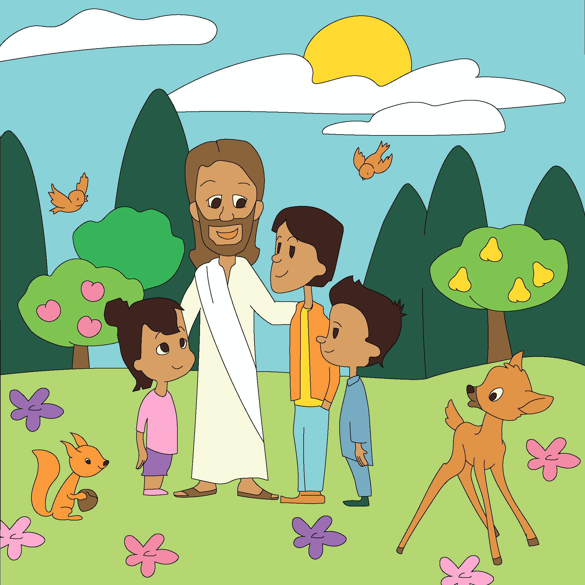 Jesus loves all the children.