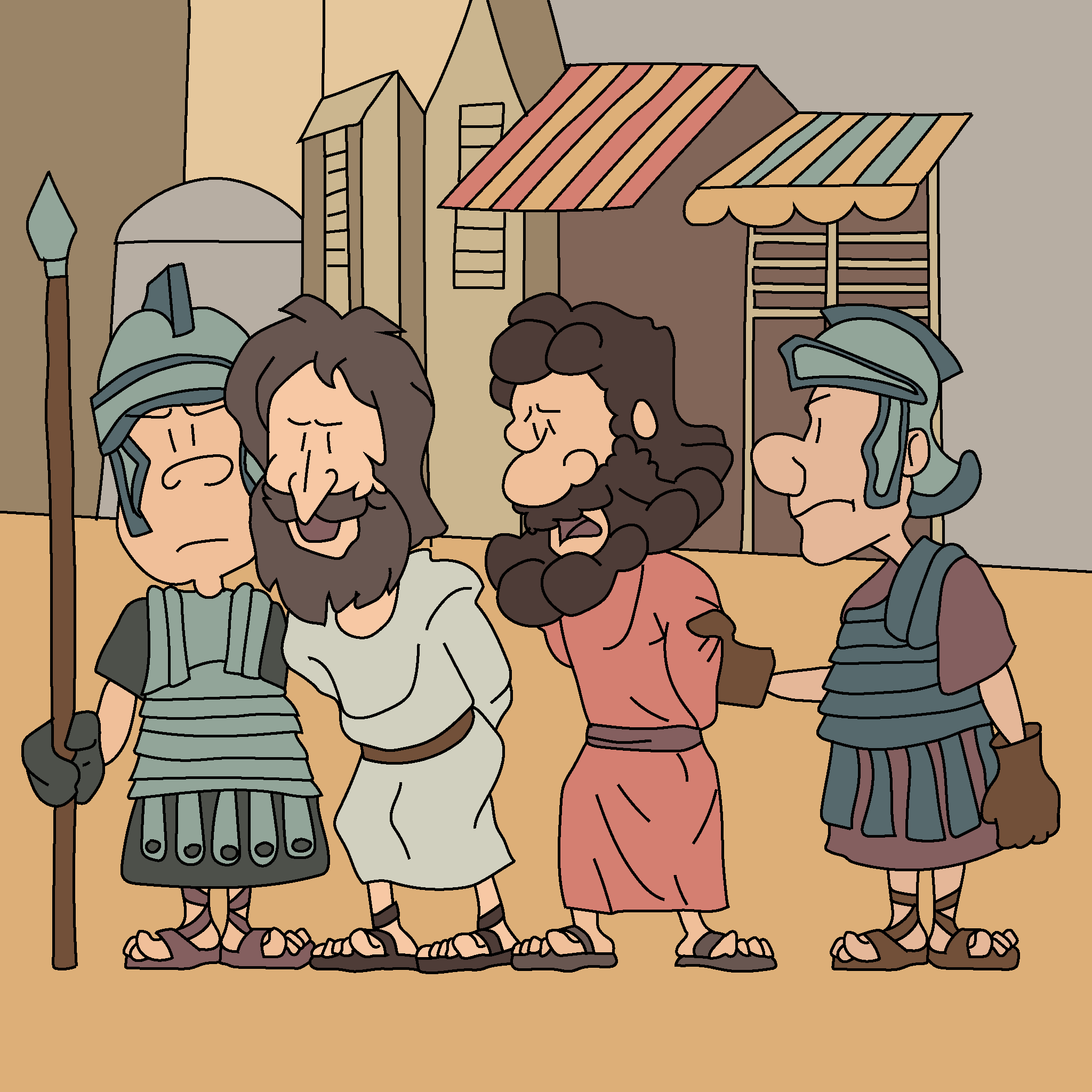 Peter and John are arrested