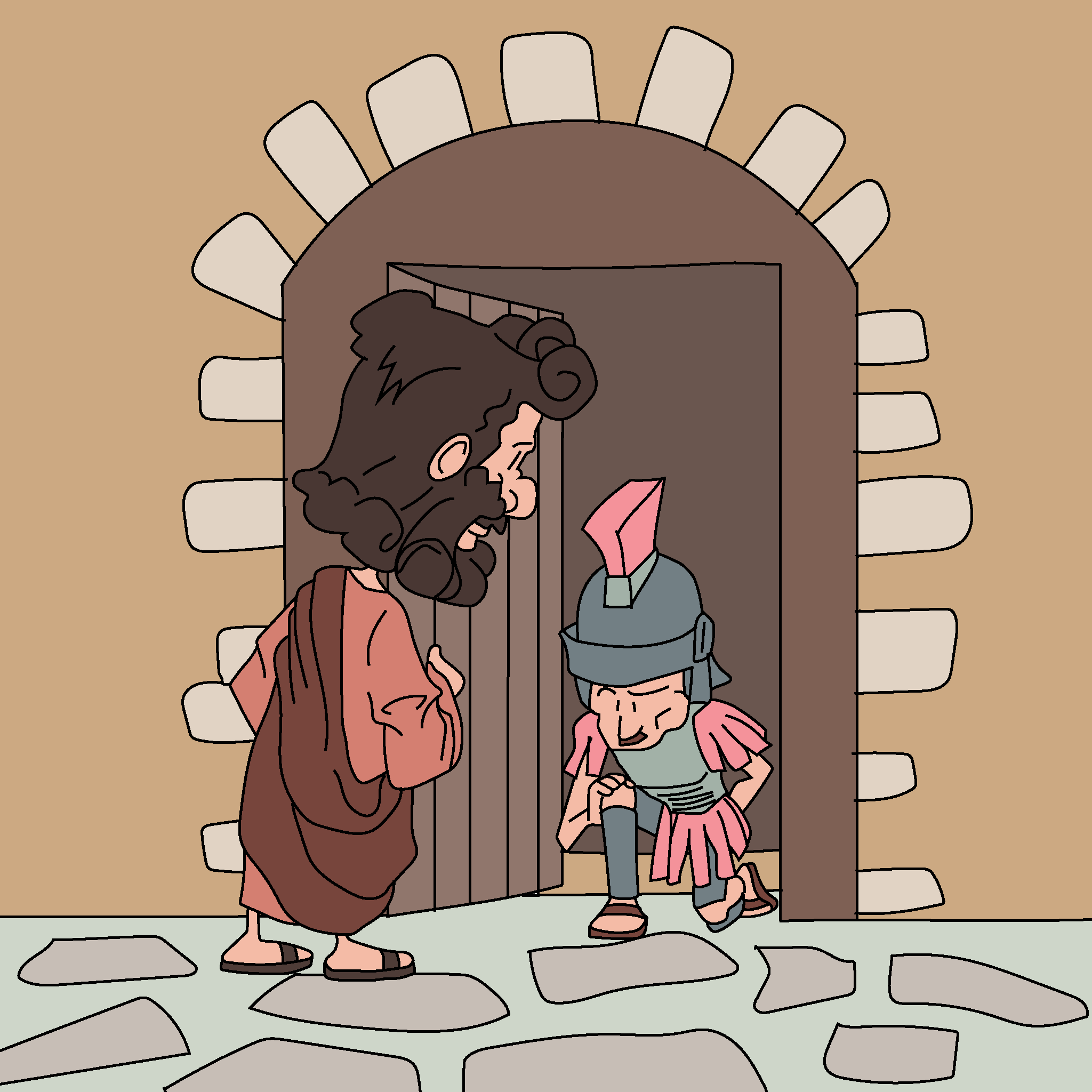 Pedro le cuenta a Cornelio acerca de Jesús