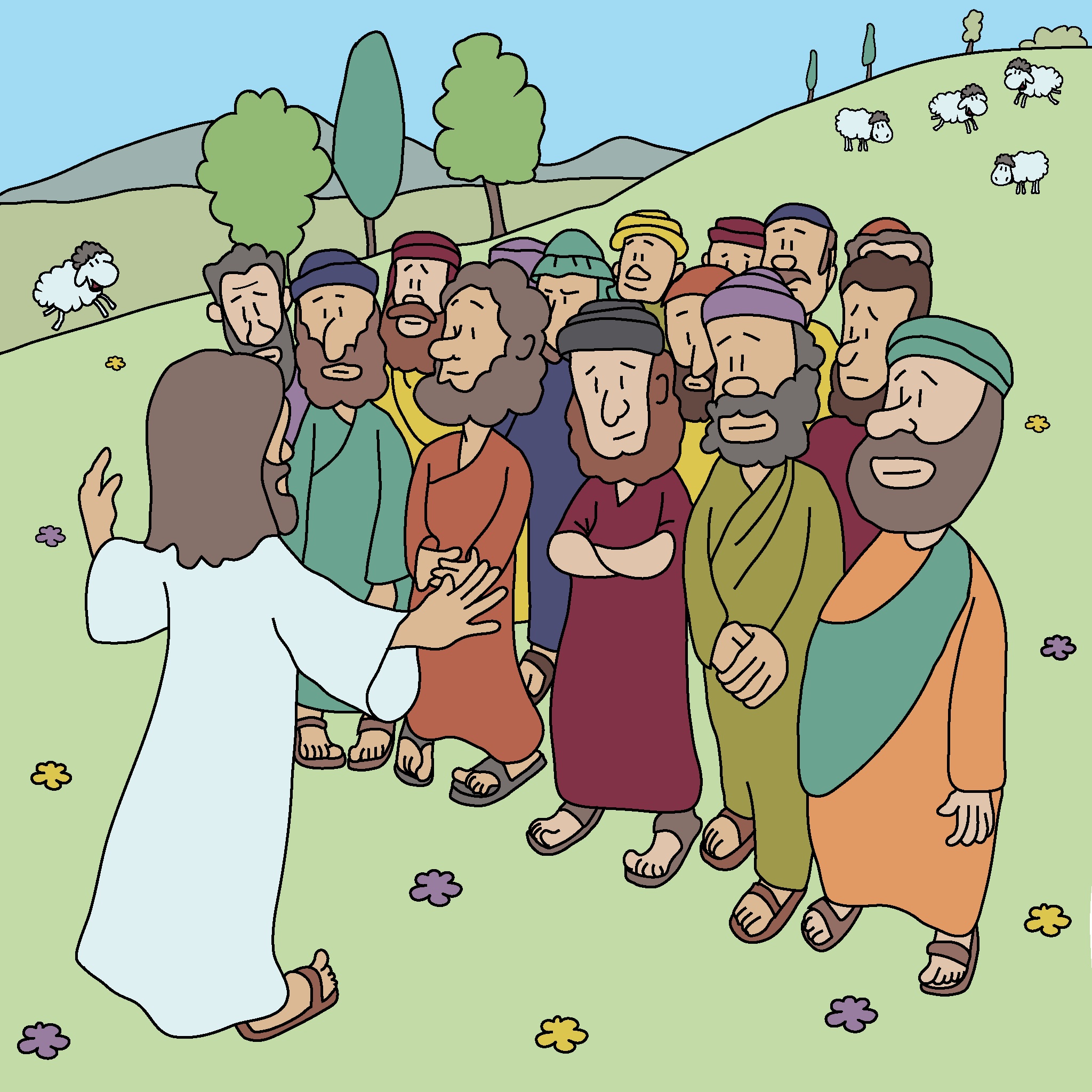 Jesús cuenta la parábola del sembrador