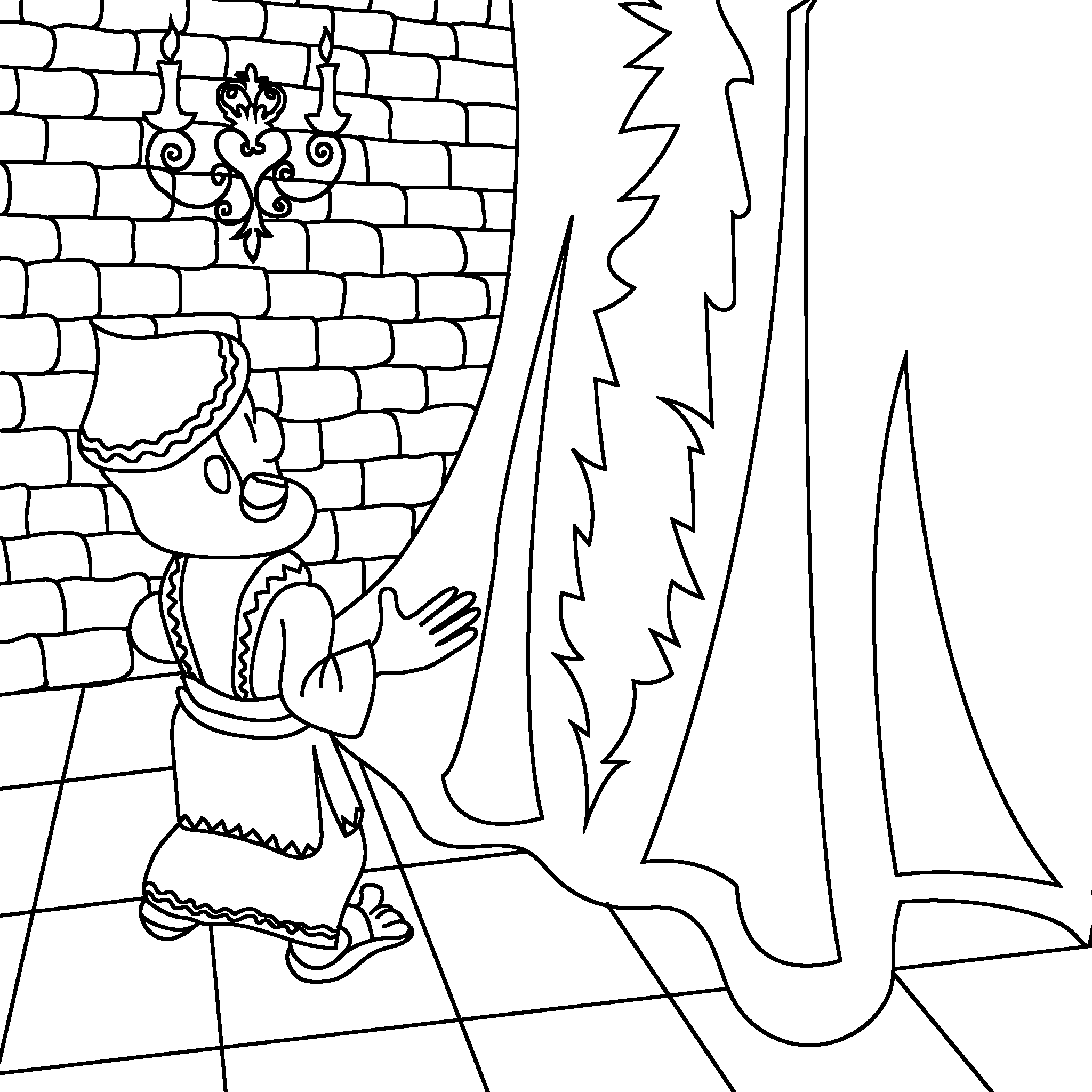 Temple curtain torn in two