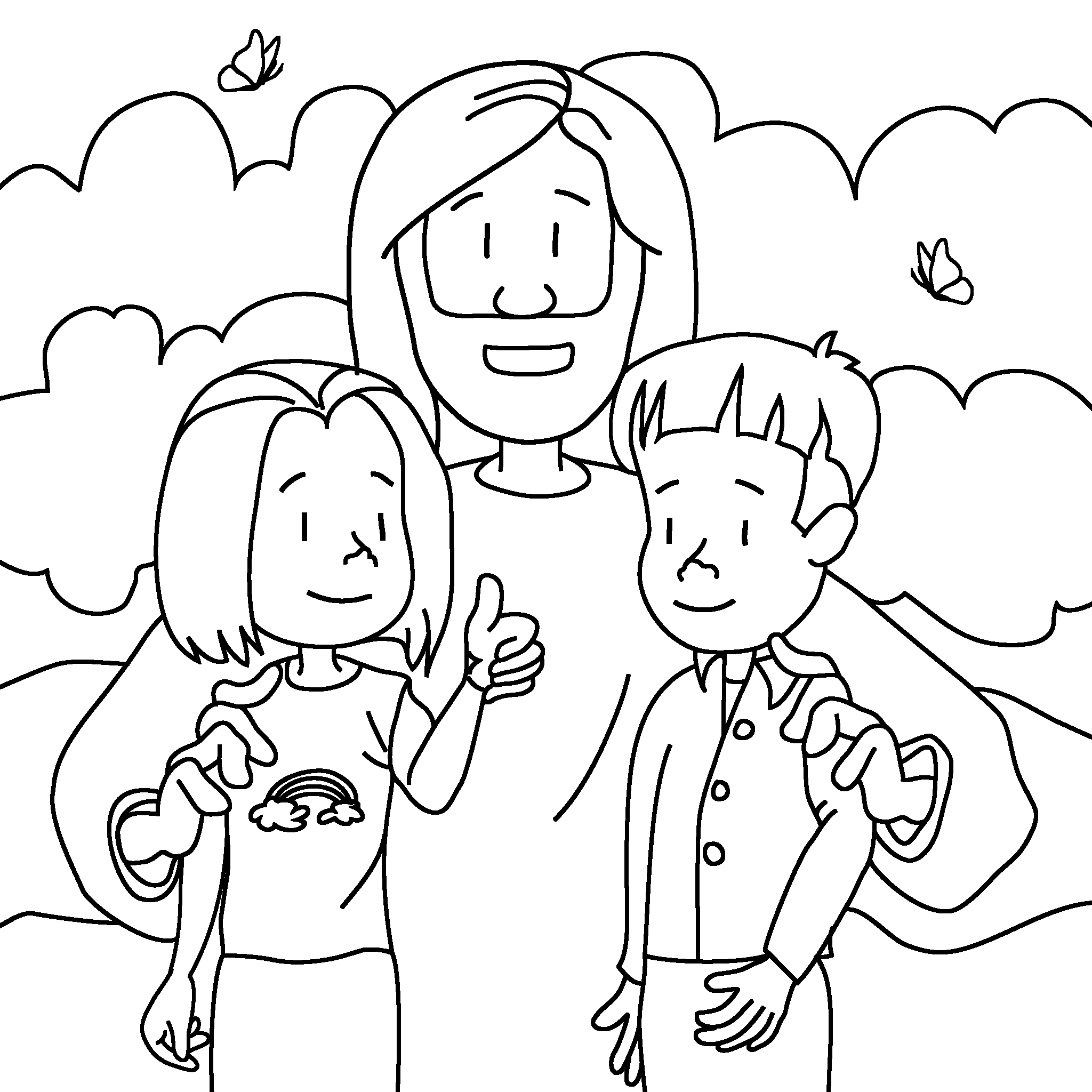 Jesus loves and cares for kids