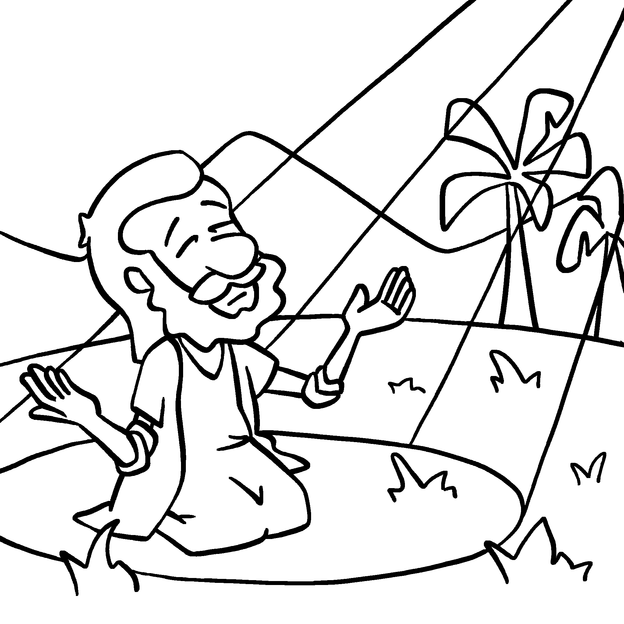 Abraham listens to God's voice.