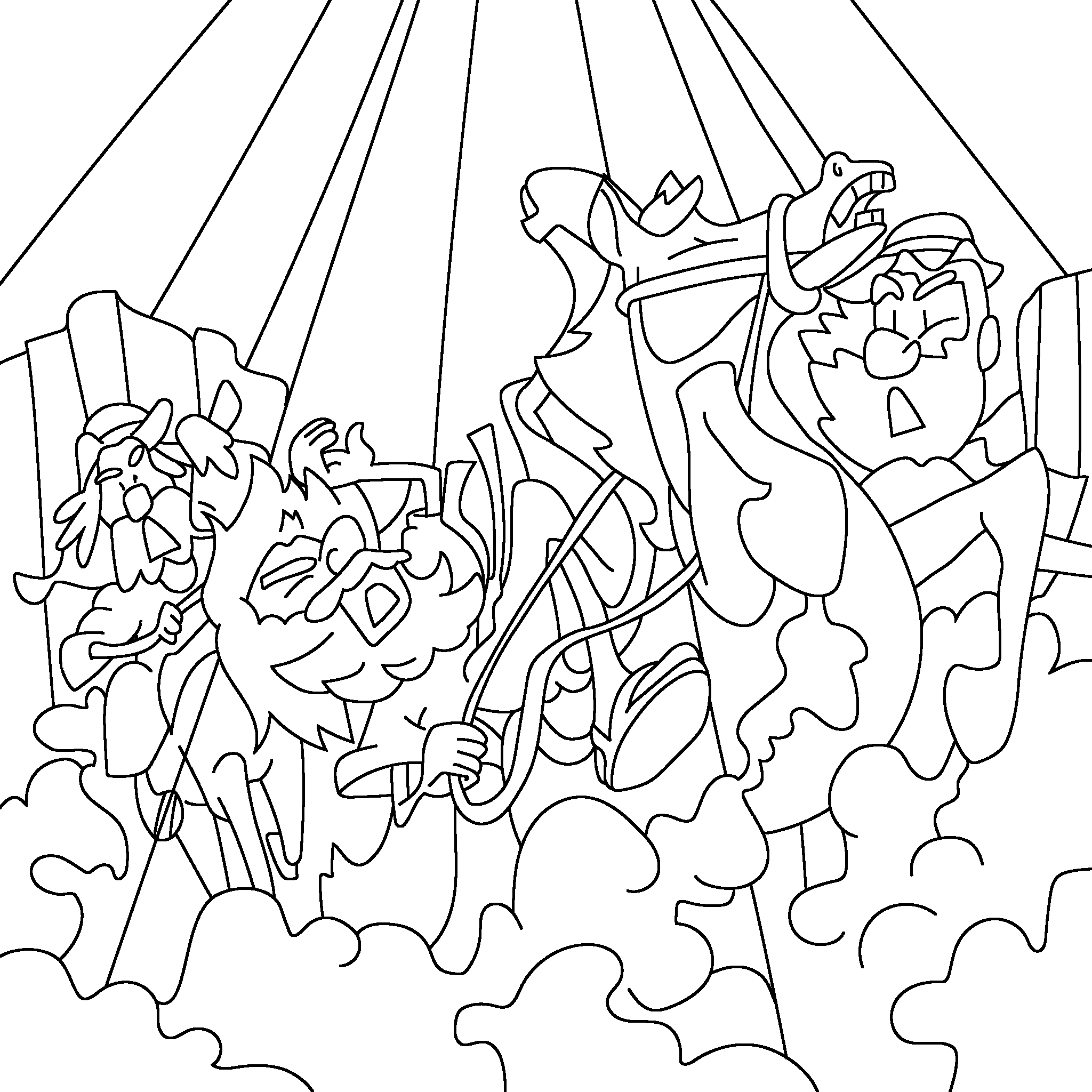 Saul falls from his horse in bright light
