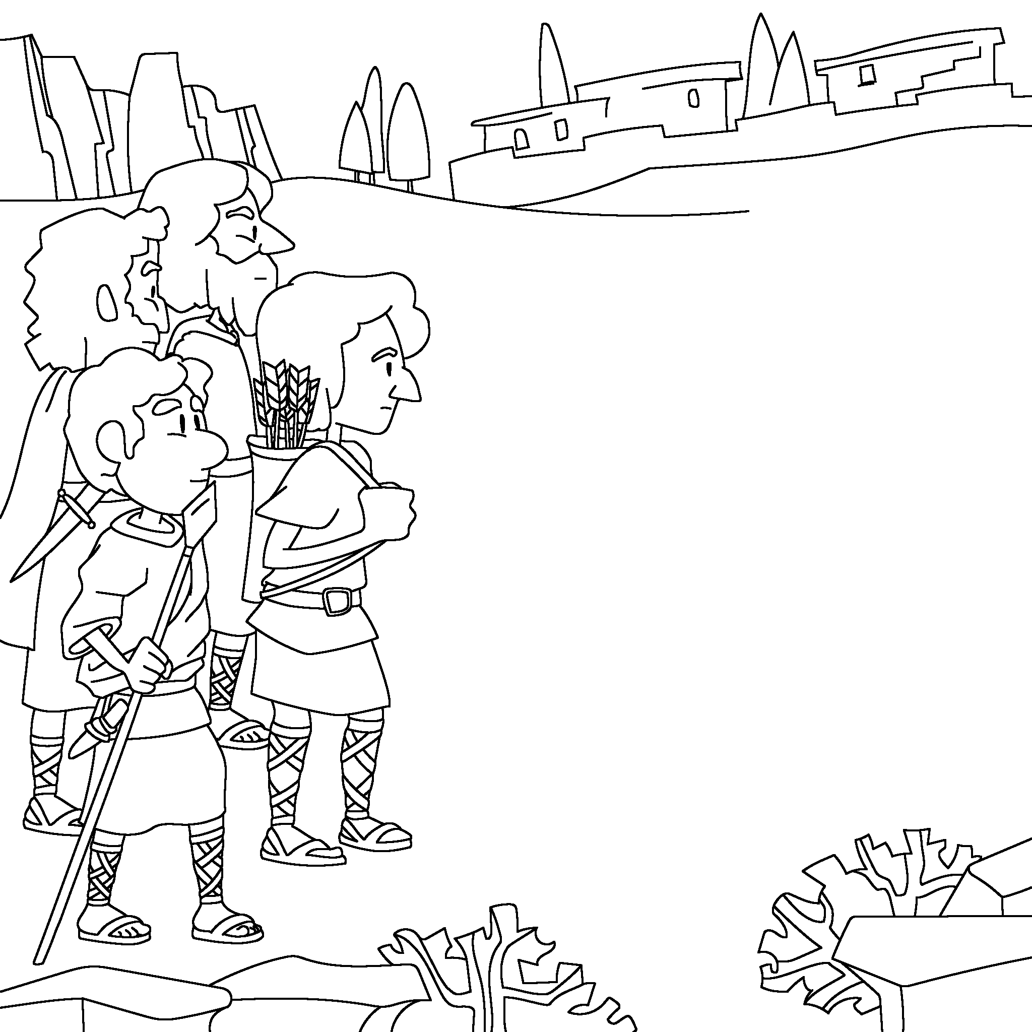 David and His Soldiers