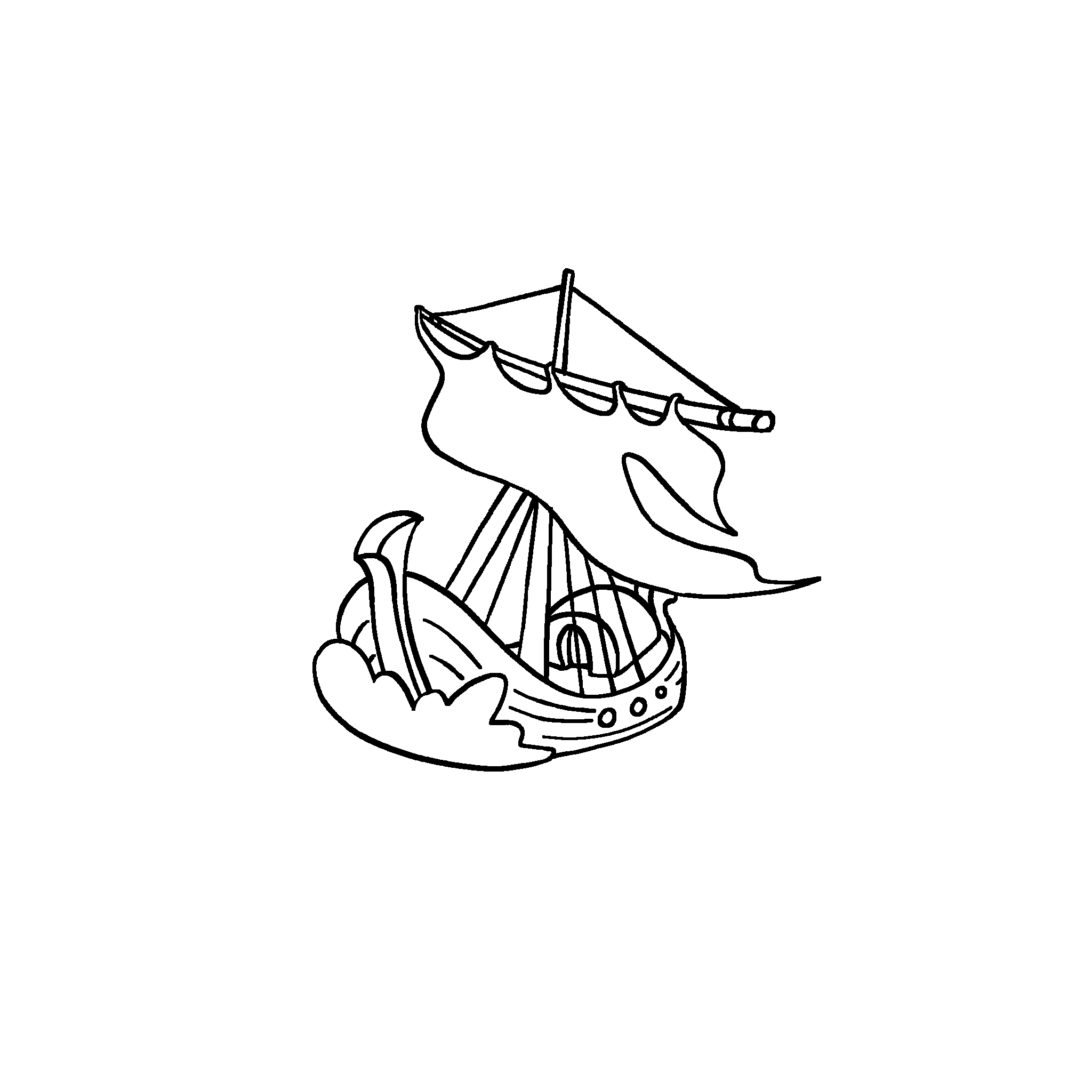 Jonah’s Ship in a Big Storm